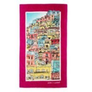🆕 POSITANO Beach Blanket Towel c+i TW001 Pink